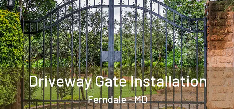  Driveway Gate Installation Ferndale - MD